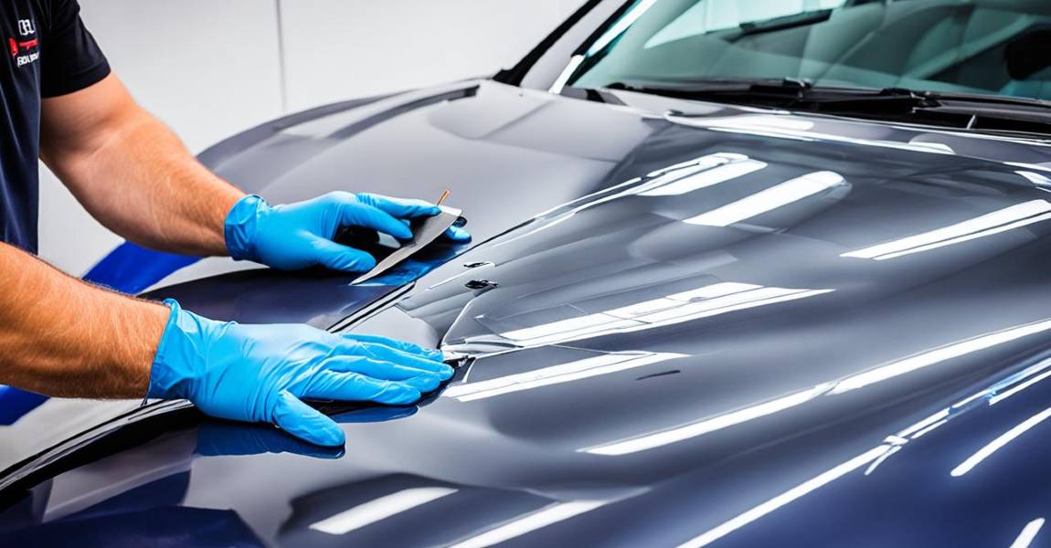 Clear Bra Installation Process Of Paint Protection Film (PPF)